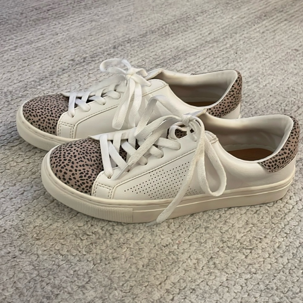 White sneakers